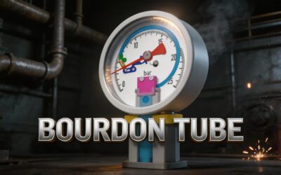 ¿Cómo funciona un manómetro de tubo bourdon?